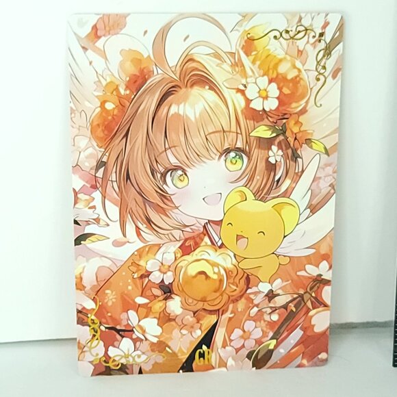 Cardcaptor Sakura Wedding GR Waifu Card Anime Wall Art Oversized Board A5 - Picture 1 of 4